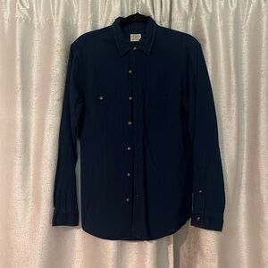 J. CREW Navy Blue Button Down Workshirt